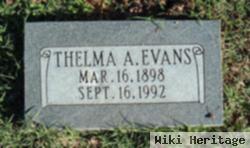 Thelma A. Mitchell Evans