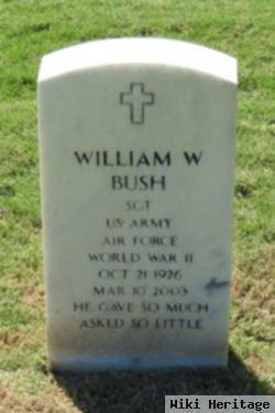 Sgt William W Bush