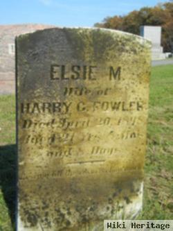 Elsie M Fogle Fowler