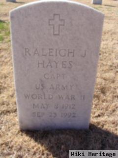 Raleigh J Hayes