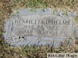 Henrietta D. Helms