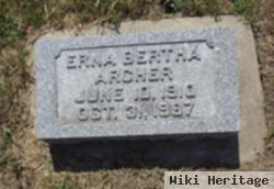 Erna Bertha Archer
