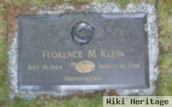 Florence M Klein