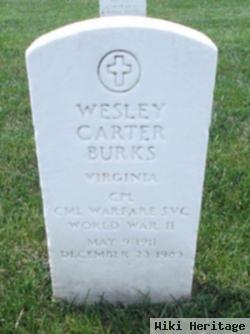 Wesley Carter Burks