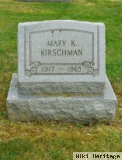 Mary K. Miller Kirschman