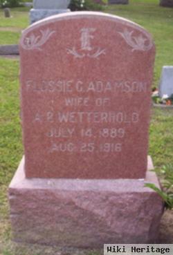 Flossie C. Adamson Wetterhold