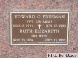 Ruth Elizabeth Freeman