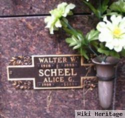 Walter W Scheel