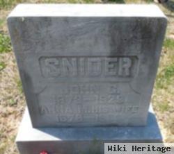 Anna M Kellner Snider