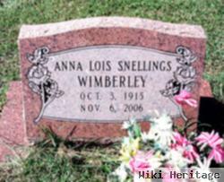 Anna Lois Snelling Wimberley