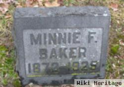 Minnie F. Mccollum Baker