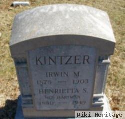 Henrietta S Hartman Kintzer