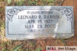 Leonard R. "ski" Zabinski