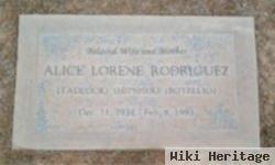 Alice Lorene Tedlock Rodriguez