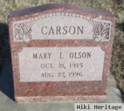 Mary I Spurgeon Olson