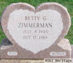 Betty G Zimmerman