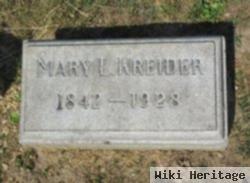 Mary L. Kreider