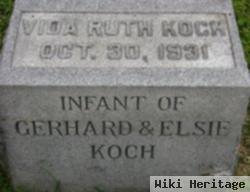 Infant Vida Ruth Koch