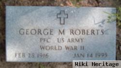 Pfc George M. Roberts