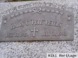 Harry C "pete" Peters