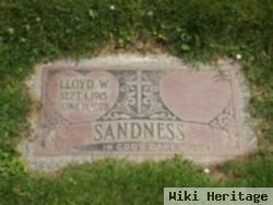 Lloyd W Sandness