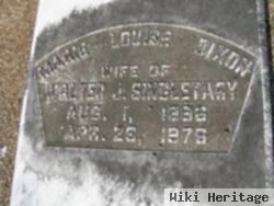 Marie Louise Dixon Singletary