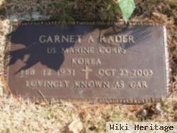 Garnet Arthur "gar" Rader