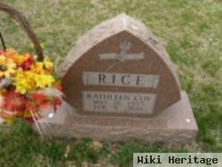 Kathleen "kathy" Coy Rice