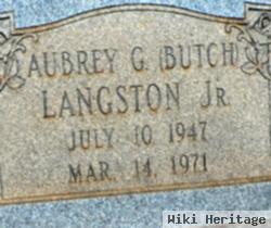 Aubrey G "butch" Langston, Jr