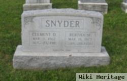 Bertha M Snyder