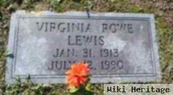 Virginia Rowe Lewis