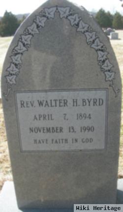 Rev Walter Harrison Byrd