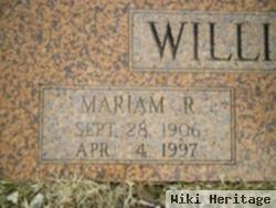 Mariam R. Williams