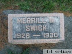 Merrill Wesley Swick