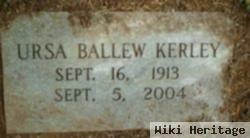 Ursa Irene Ballew Kerley