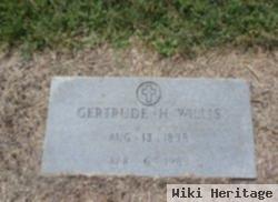 Gertrude H Willis