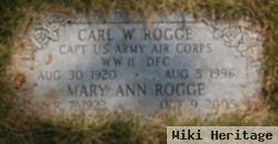 Capt Carl William Rogge