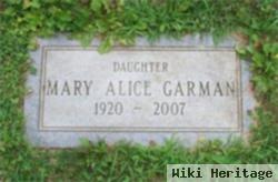 Mary Alice Garman