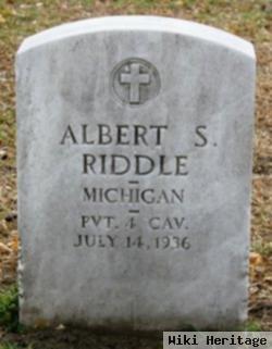 Albert S Riddle