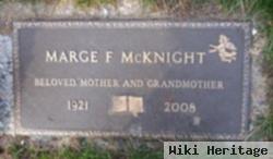 Marge F Mcknight