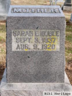 Sarah E Noble