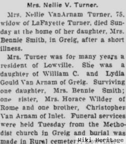 Nellie Vanarnam Turner