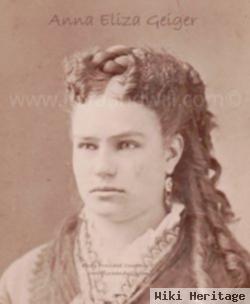 Anna Eliza "annie" Geiger Cravens