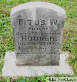 Titus W Hoover