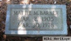 Mattie M Barker