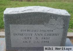 Dorothy Ann Cherry