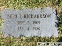 Beth F. Richardson