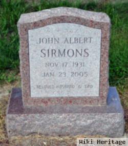 John Albert Sirmons