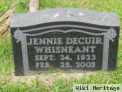 Jennie Mary Chance Decuir Whisneant