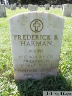 Pfc Frederick R. Harmon